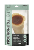Faunakram Natural Beef Bone – Fylt med 92% kyllingelever (200-250 g)