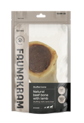 Faunakram Natural Beef Bone – Fylt med 92% lammelever (200-250 g)