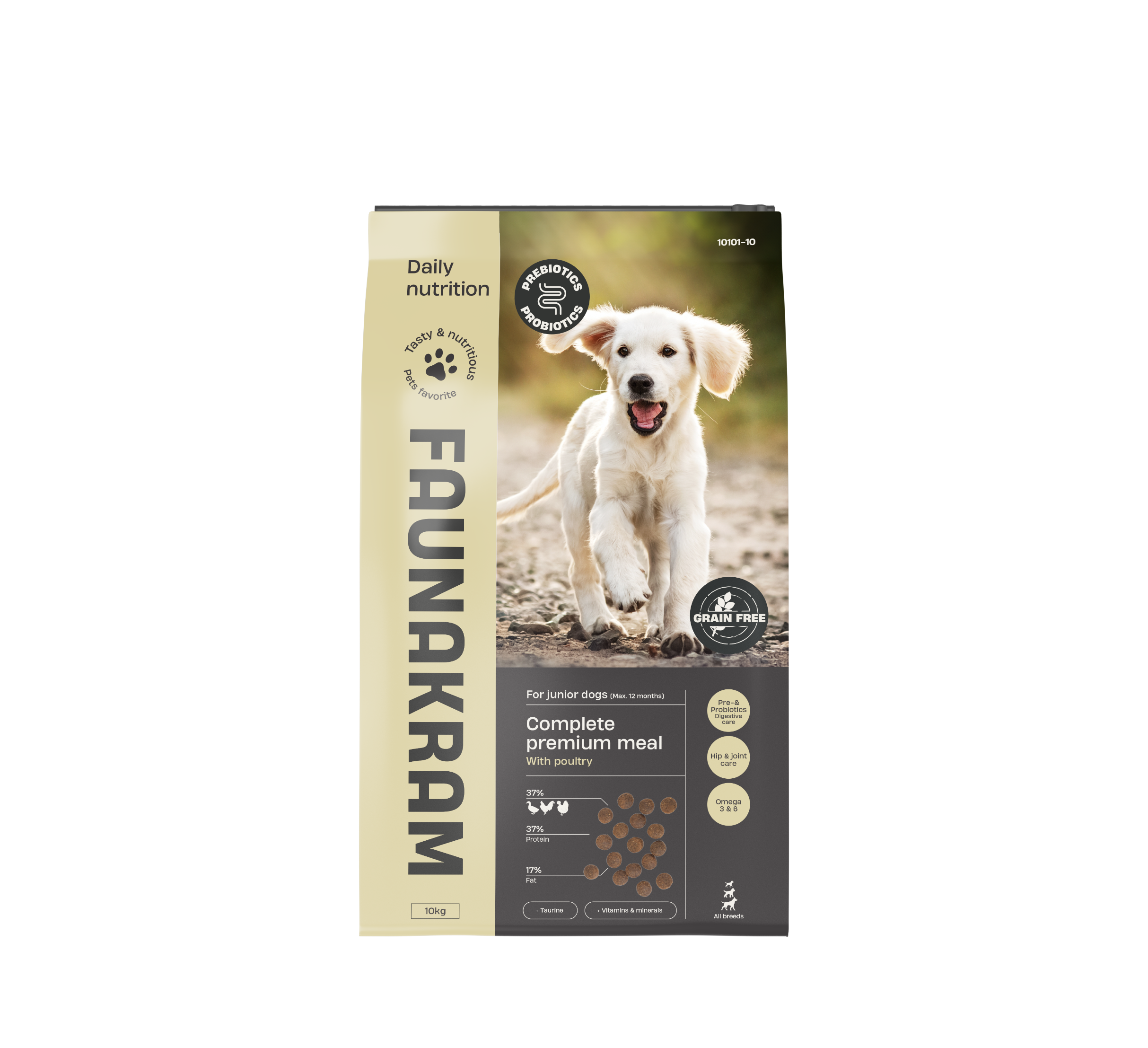 Faunakram PRO BIOTIC Junior GF Poultry 37-17 10kg