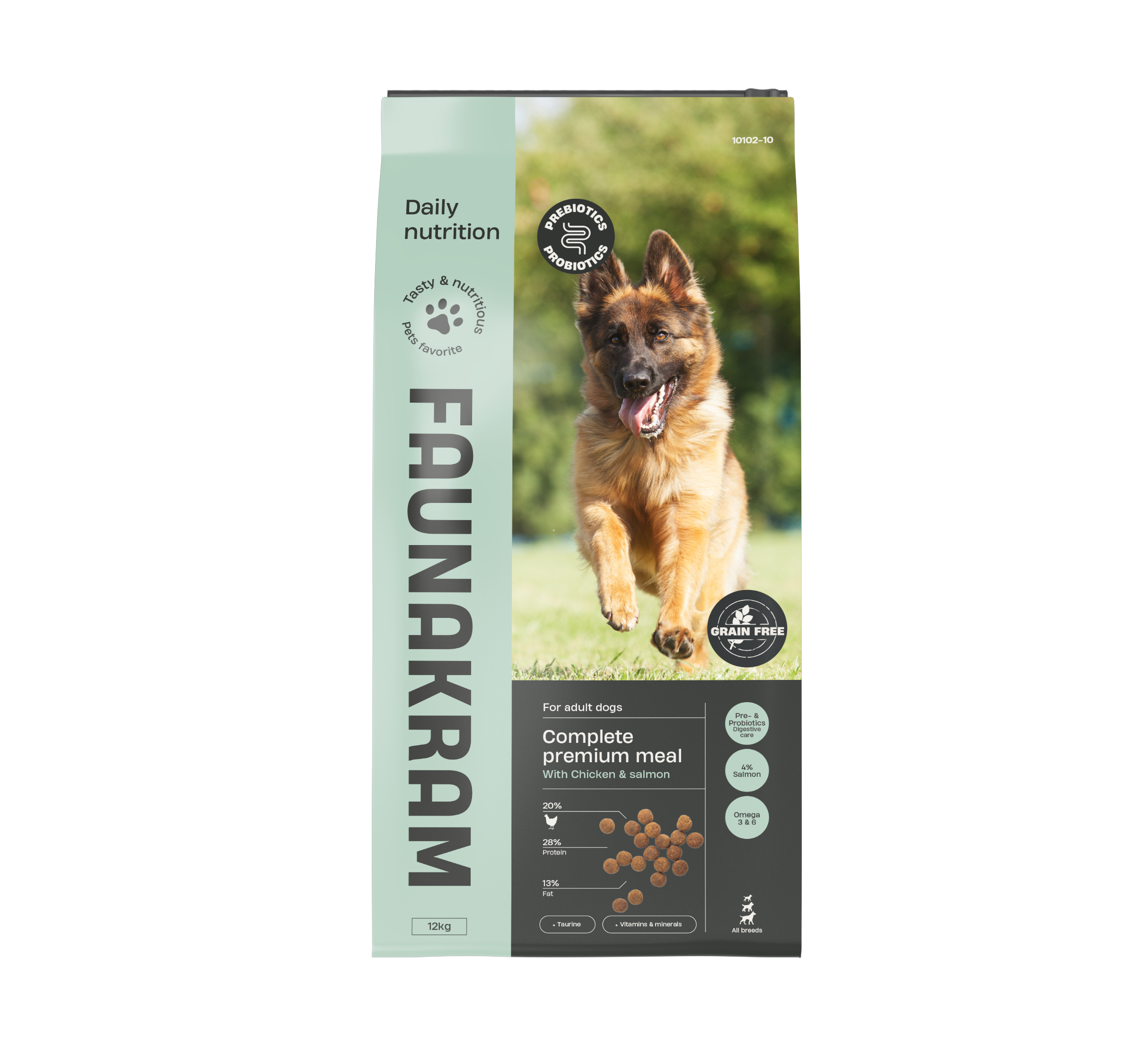 Faunakram PRO BIOTIC GF Chicken & Salmon 28-13 12kg