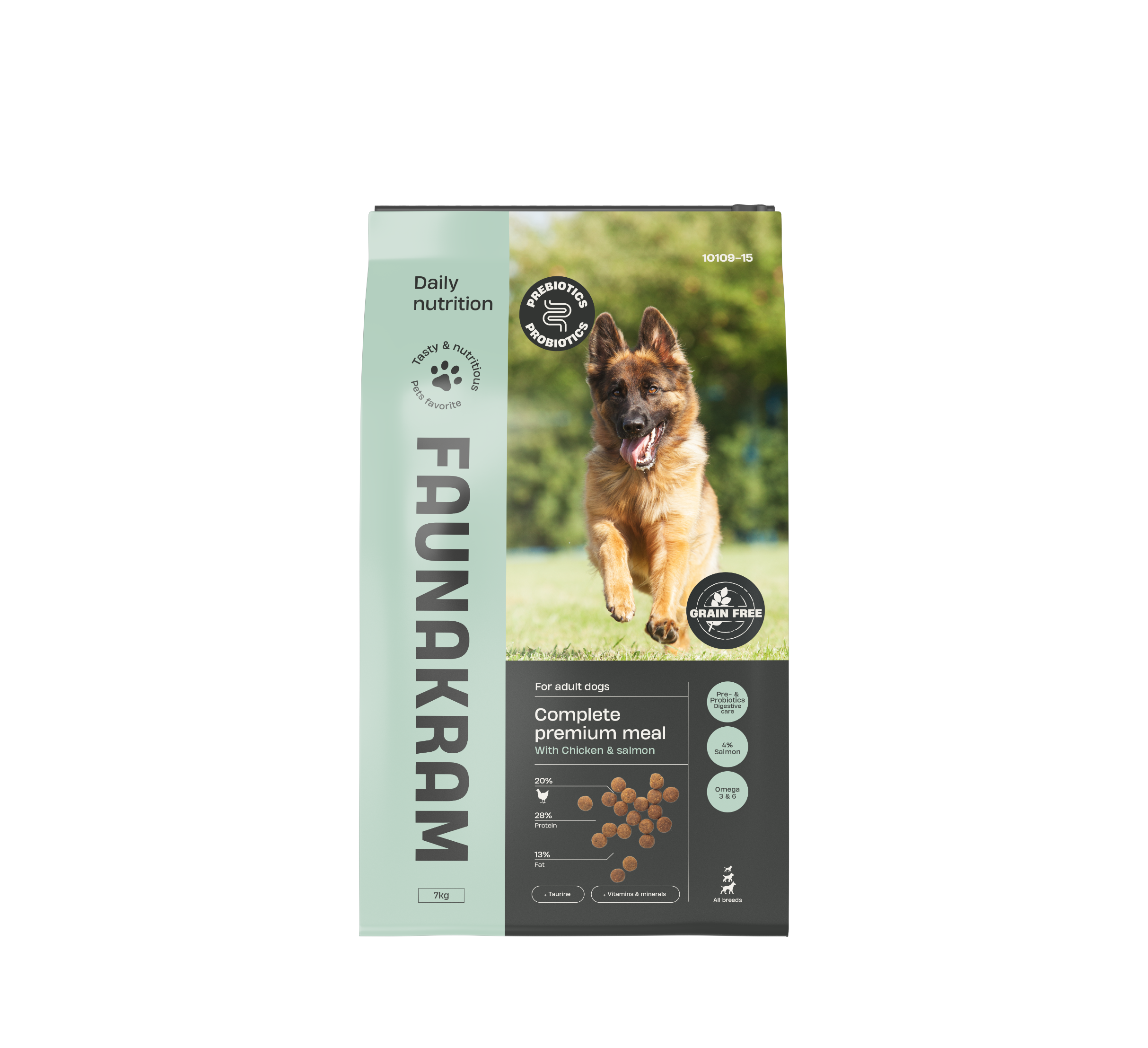 Faunakram PRO BIOTIC GF Chicken & Salmon 28-13 7kg