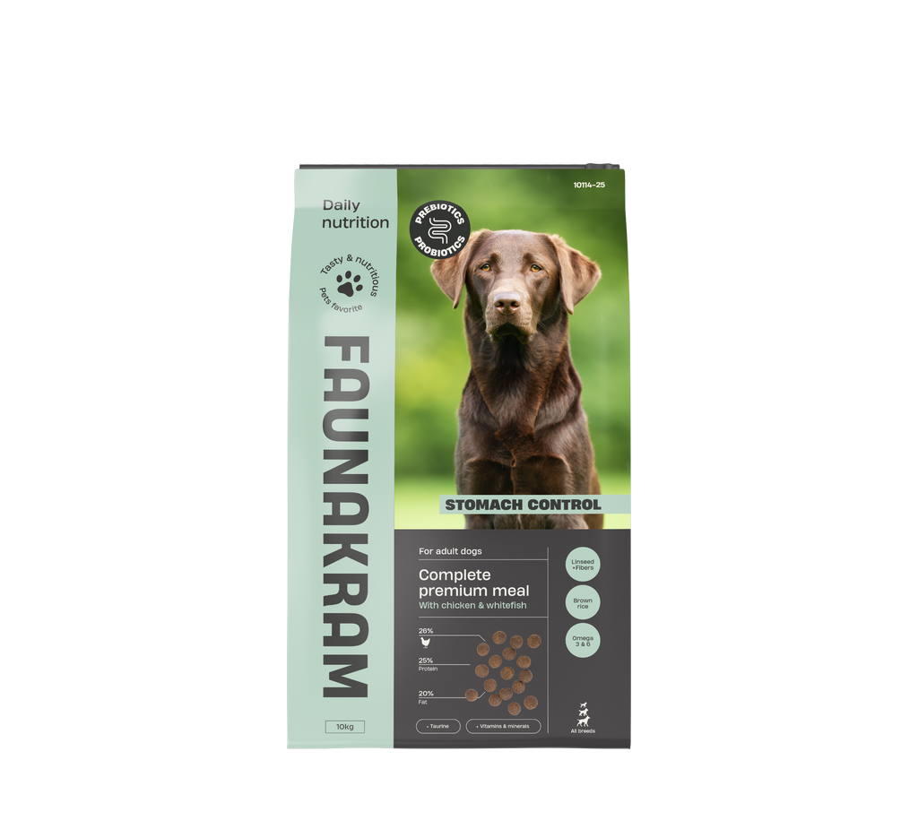Faunakram PRO BIOTIC Stomach Control Chicken & White-fish 25-20 10kg