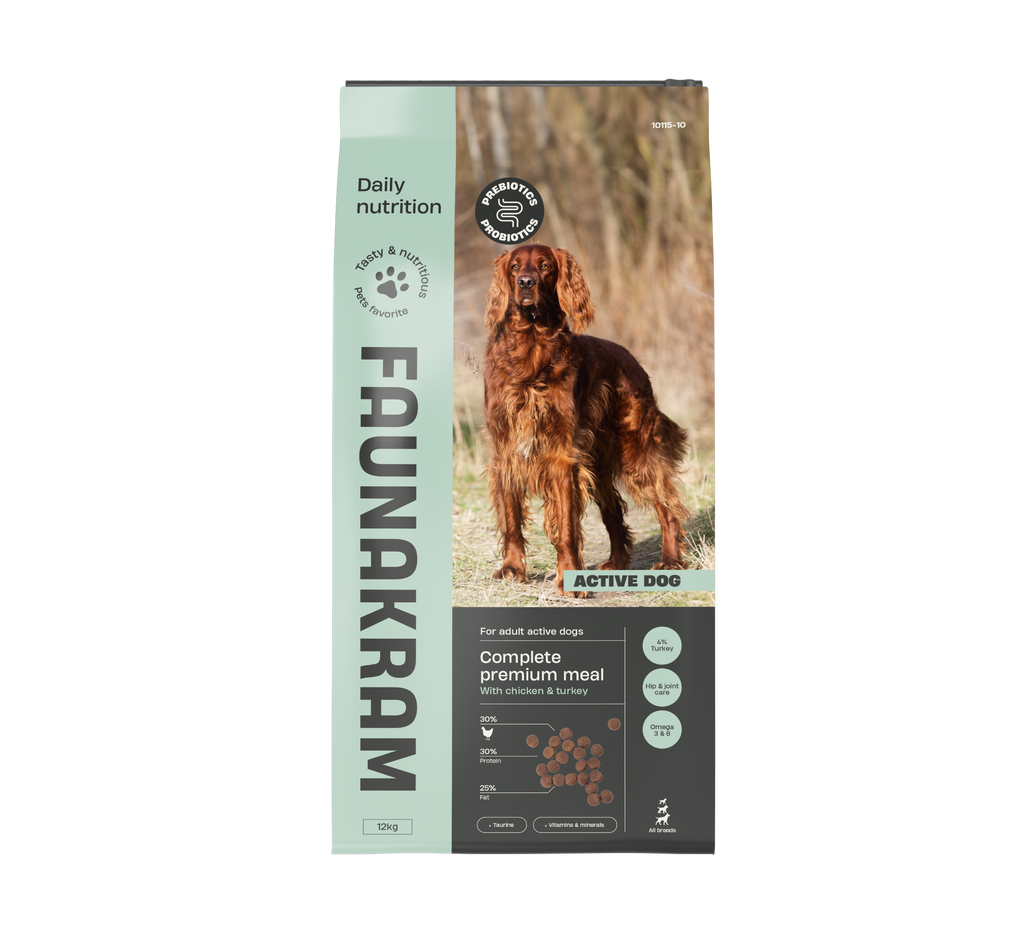 Faunakram PRO BIOTIC Active dog Turkey 30-25 12kg