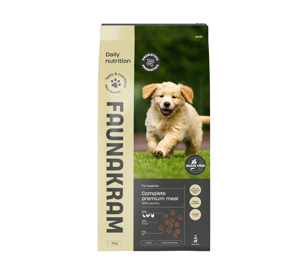 Faunakram PRO BIOTIC Puppy GF Poultry 27-17 12kg