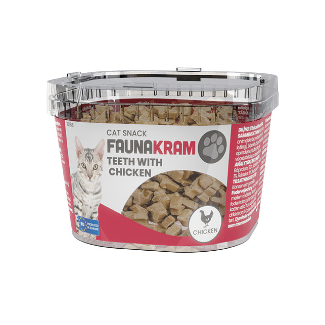 Faunakram Cat snack w. Chicken 100g
