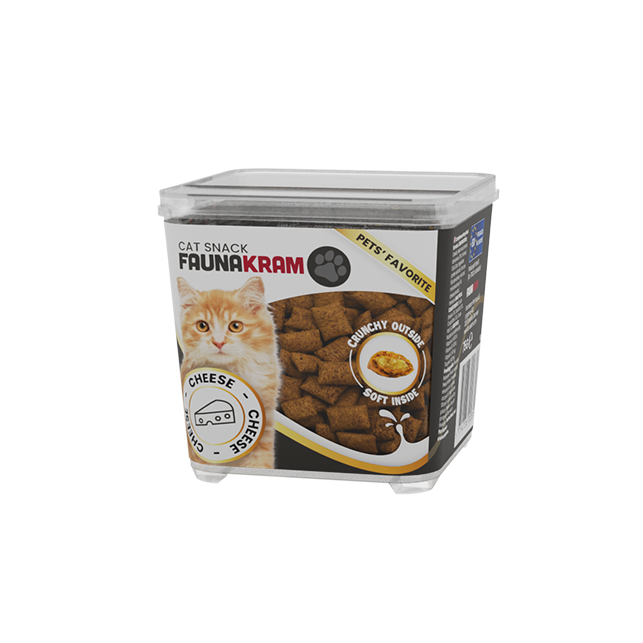 Faunakram Cat pillow snack Cheese Bites 75g