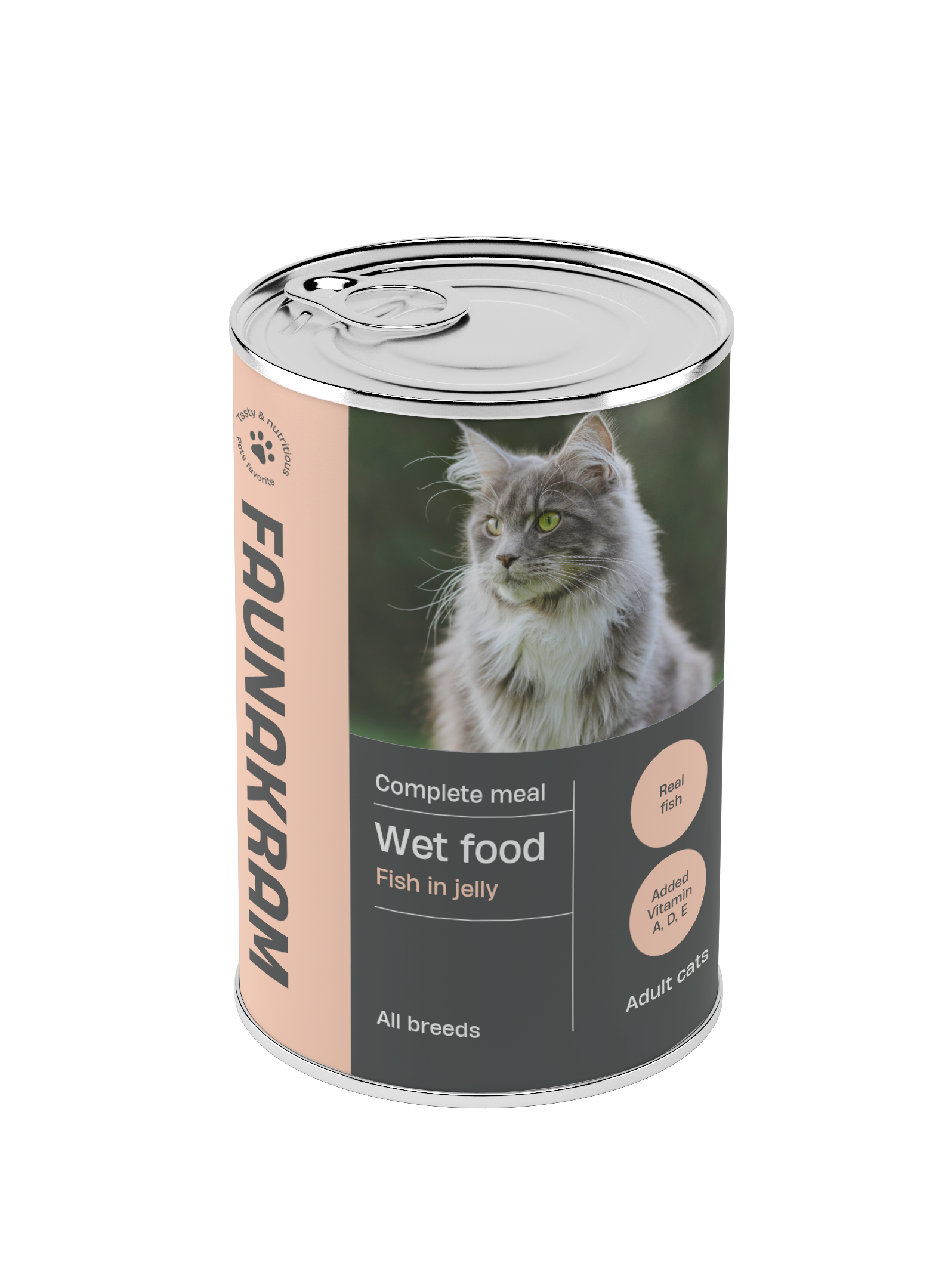Faunakram Cat Canned wet food Fish in Jelly 415g