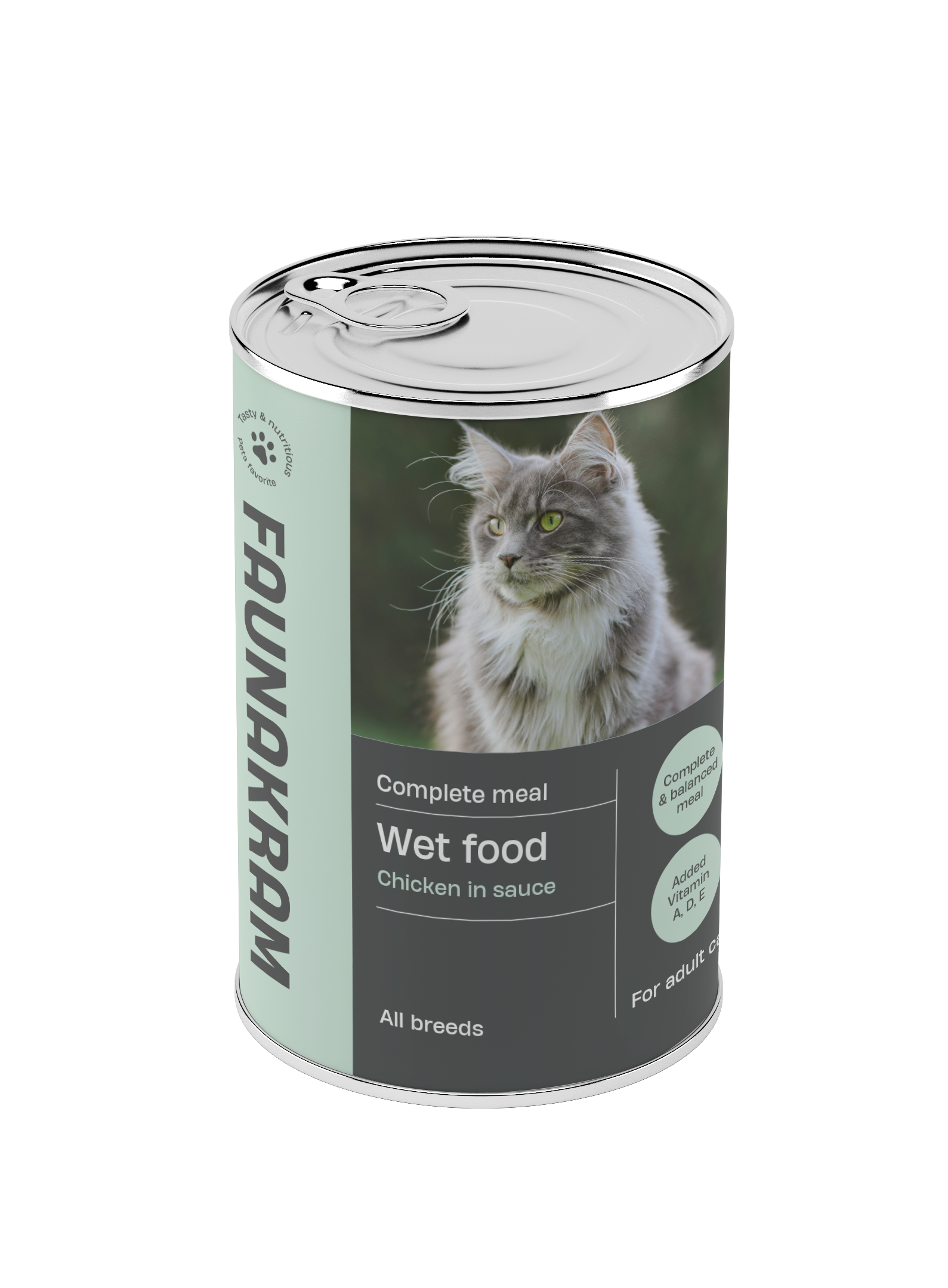 Faunakram Cat Canned wet food Chicken in sauce 415g