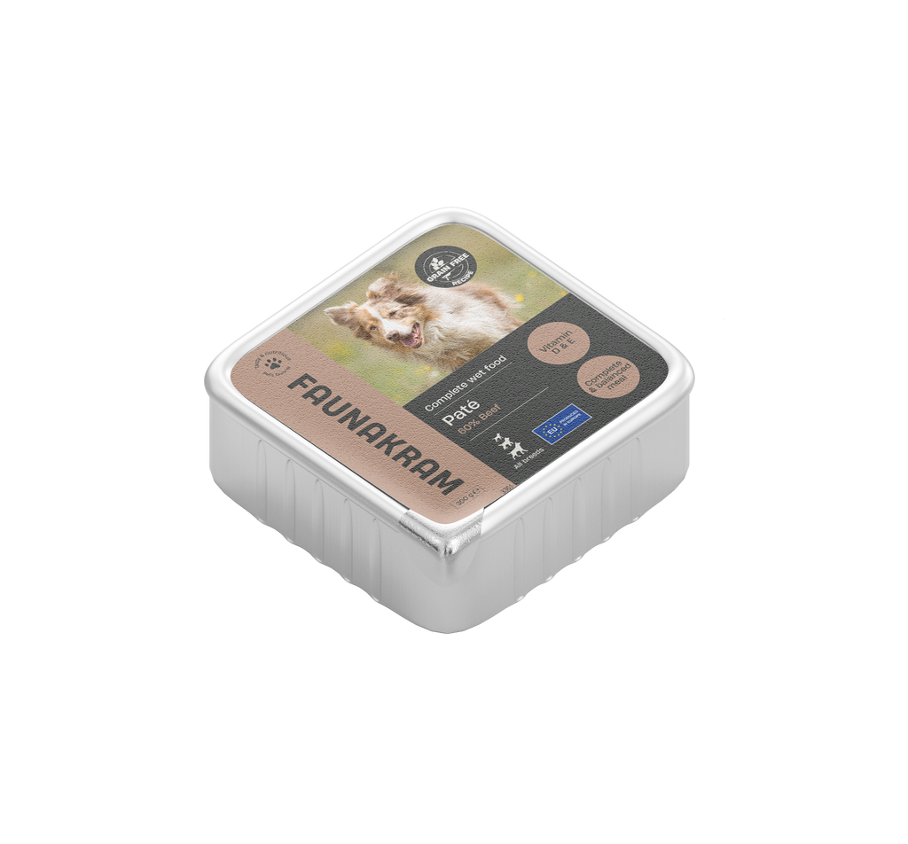 Faunakram Paté 60% Beef grain free