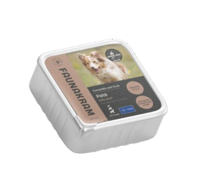 Faunakram Paté 60% Beef grain free