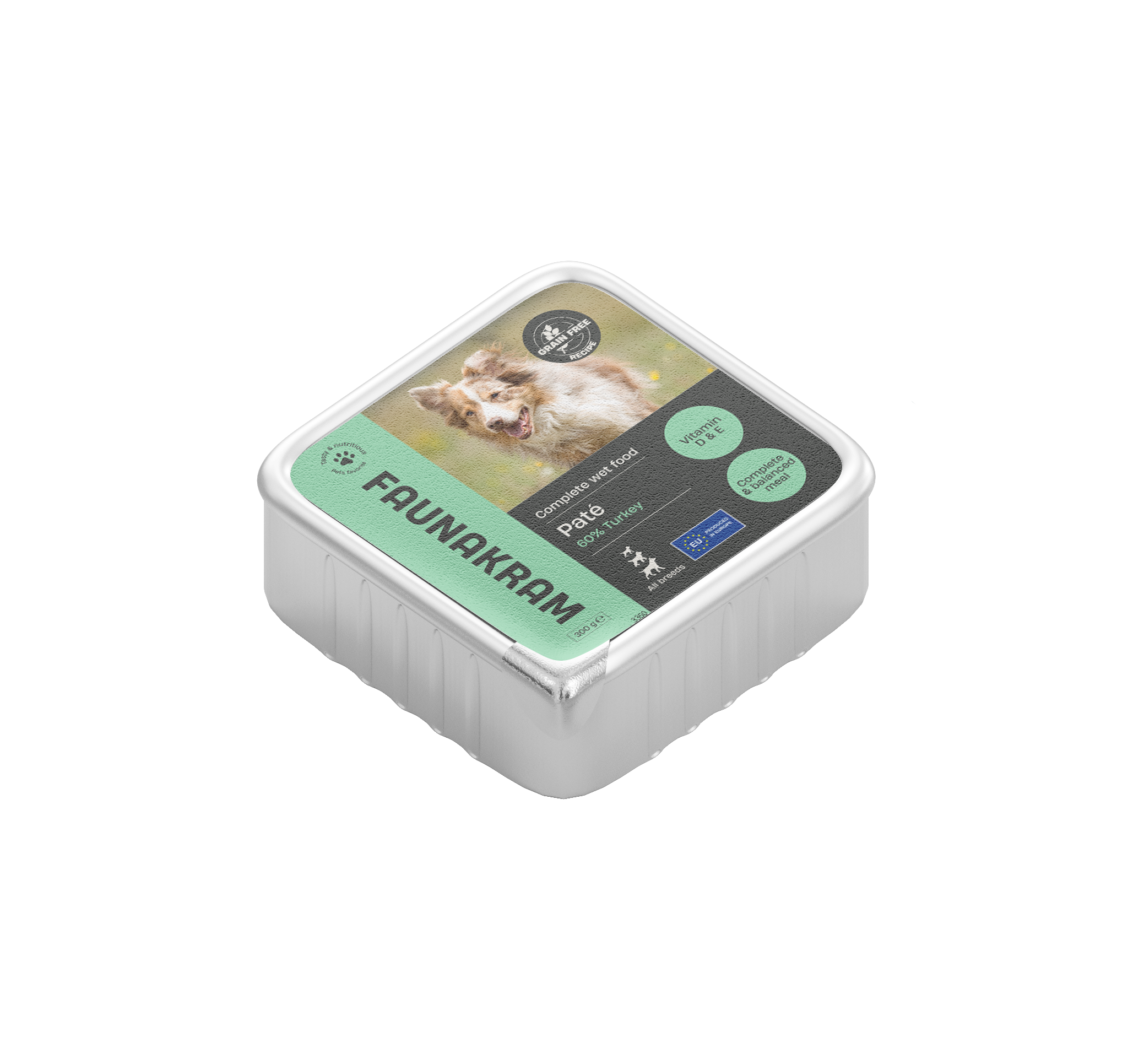 Faunakram Paté 60% Turkey grain free