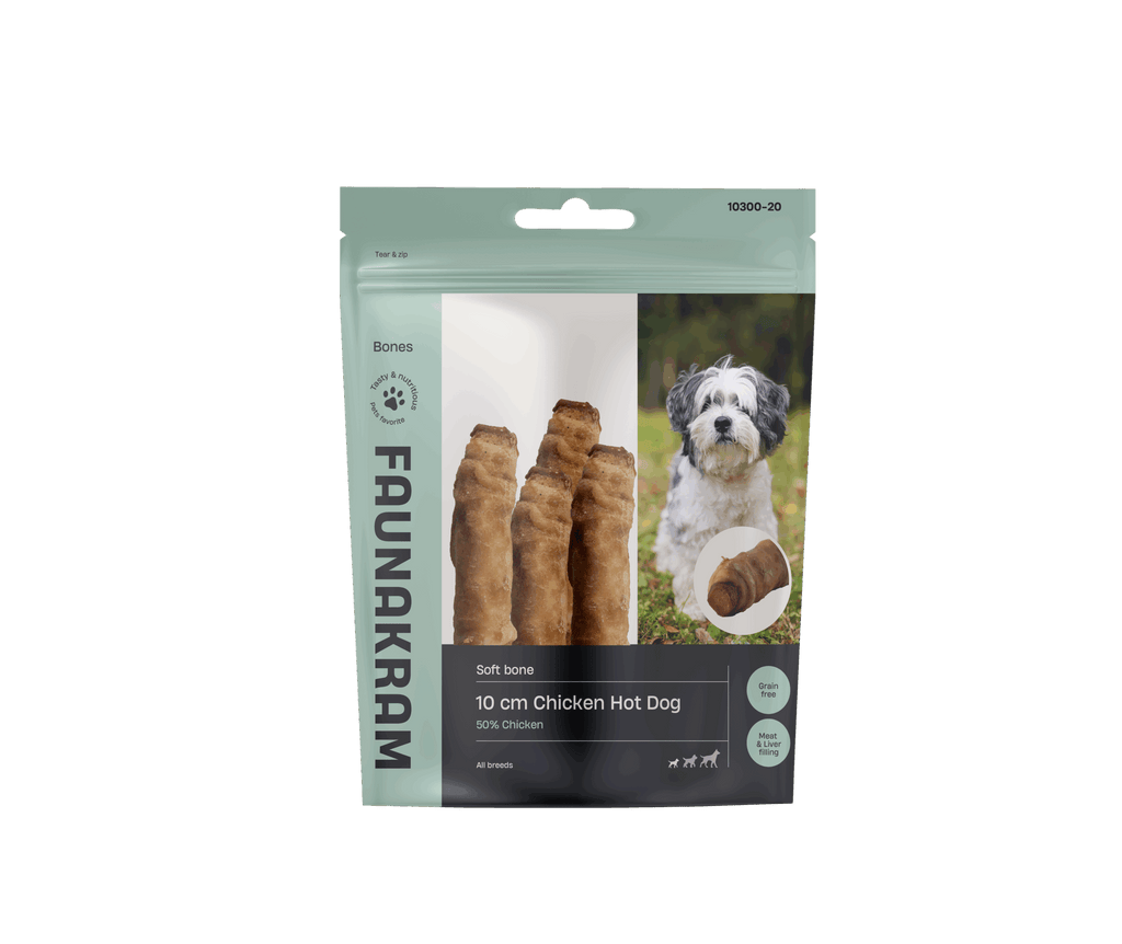Faunakram Chicken Hot Dog 10 cm 170g