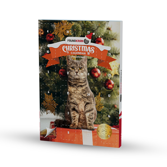 Faunakram Xmas Real Meat Cat calender 100 gr