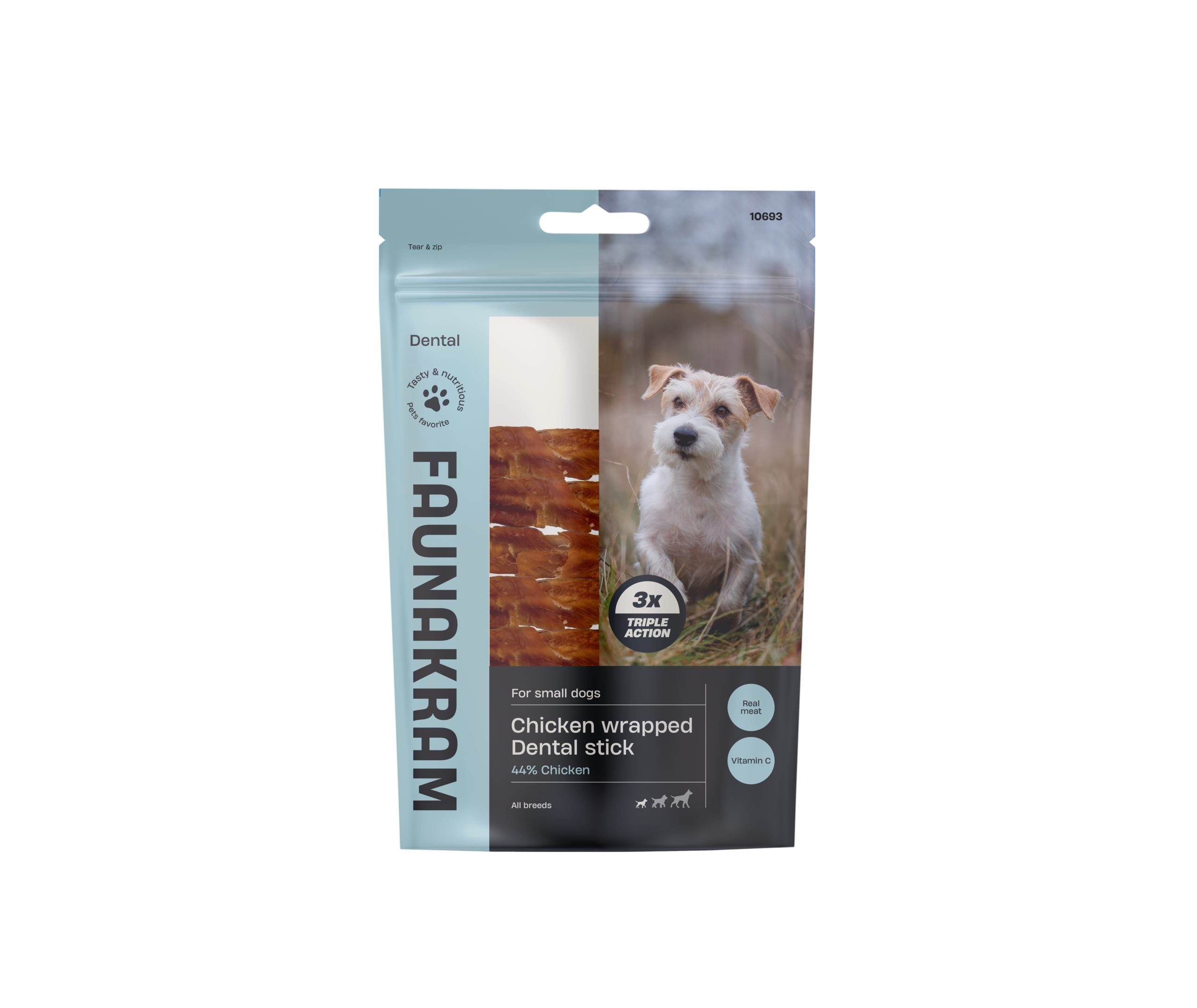 Faunakram Dental sticks Chicken S 7 stk 110g
