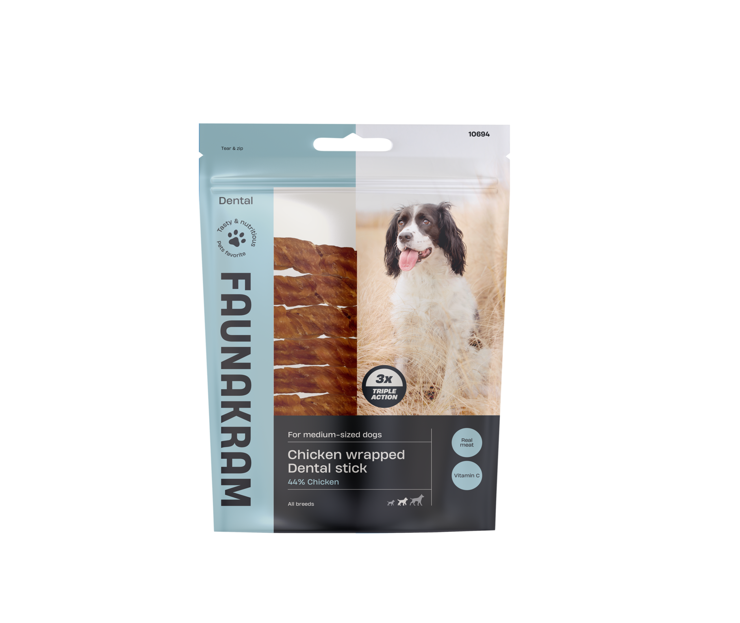 Faunakram Dental sticks Chicken M 7stk 180 g