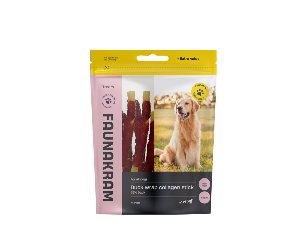 Faunakram Duck Wrap Collagen Stick 300g