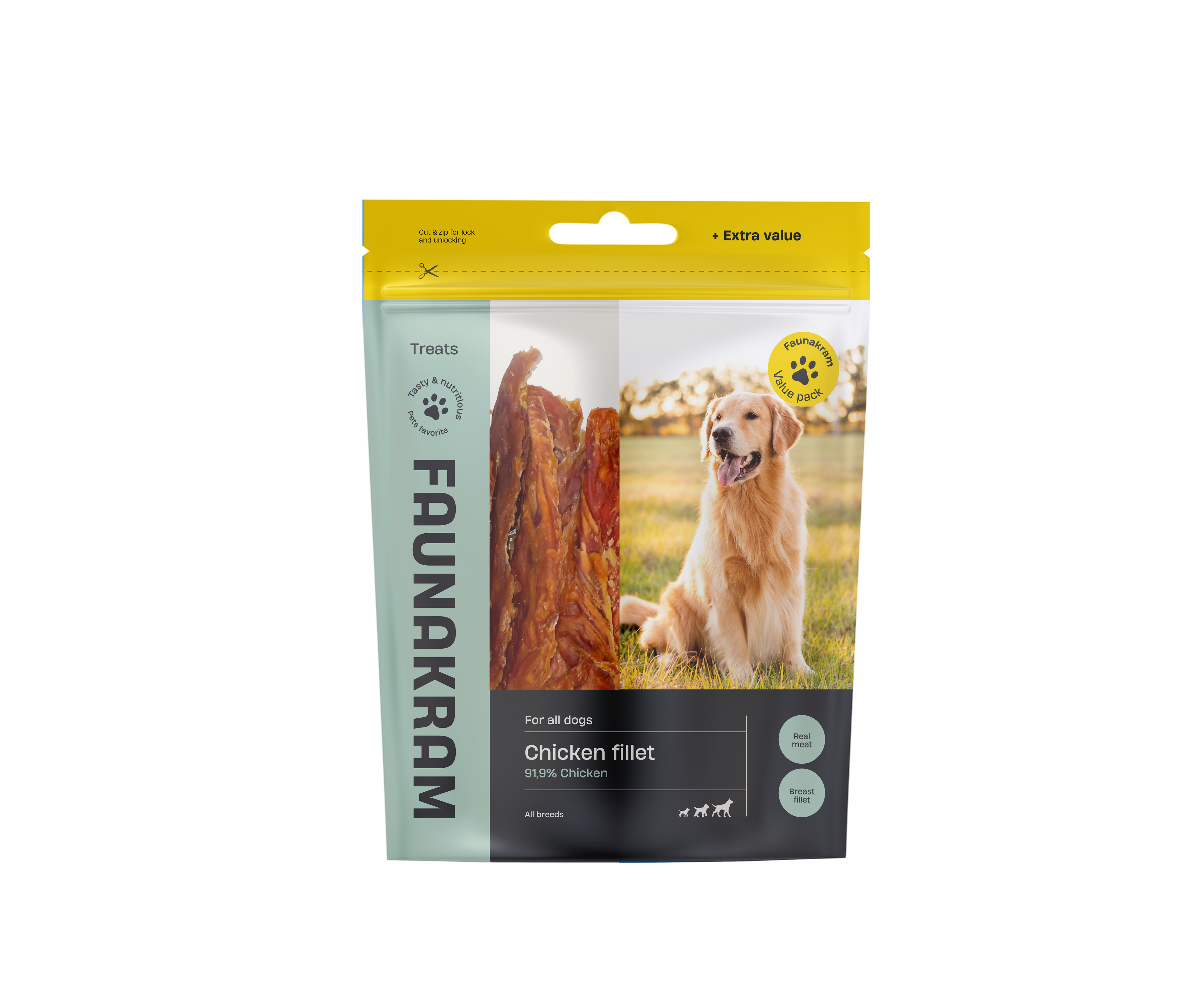Faunakram valuepack Chicken Breast fillet 300g