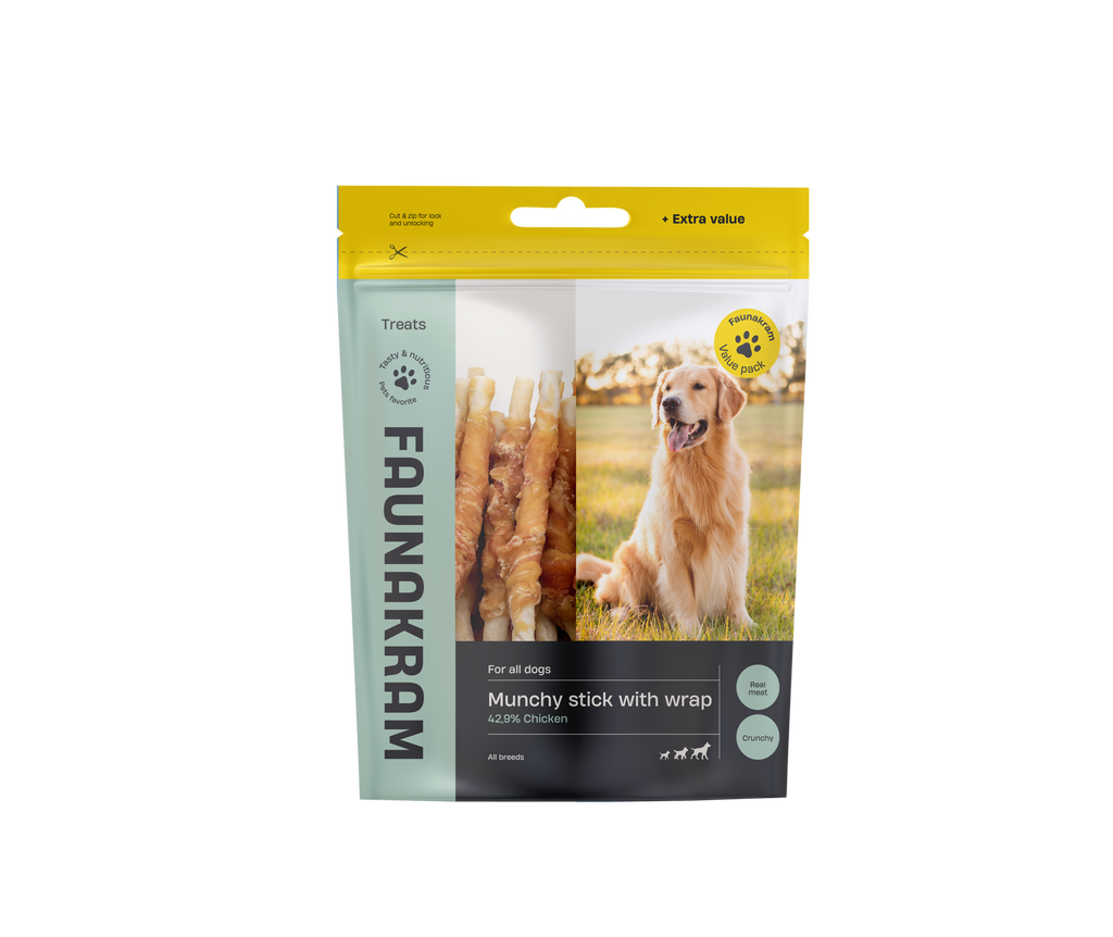 Faunakram Valuepack Munchy Stick w. Chicken 300g