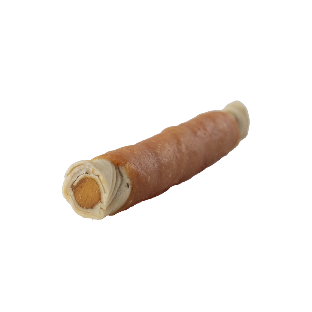 Faunakram Filled White Rawhide w. Chicken Paste, 12 cm 300g