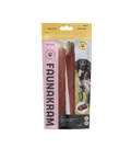 Faunakram Filled Rawhide roll w. Duck Paste 21 cm, 2 stk 300g